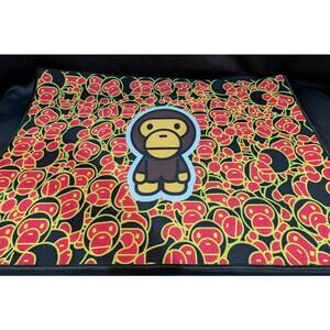 NEW Hypebeast BAPE Baby Milo All Over Print Rug 33x22" A Bathing Ape Streetwear